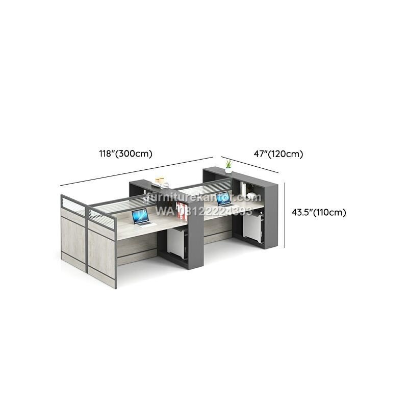 Meja Kerja Workstation Partisi Dengan Laci Penyimpanan 1 Jual Meja Kerja Workstation Partisi Dengan Laci Penyimpanan